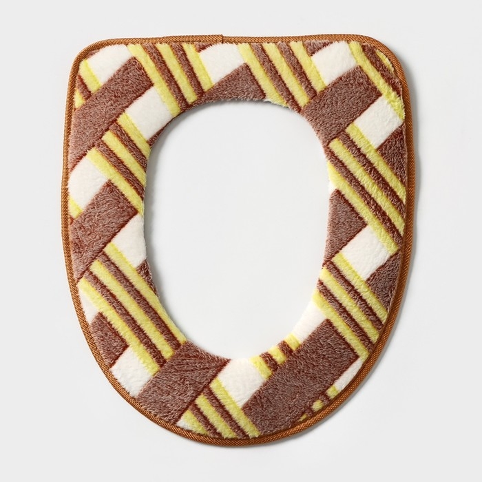 Чехол на сиденье для унитаза на липучках Доляна «Универсал», 35×43 см, цвет МИКС Чехол на сиденье для унитаза на липучках Доляна «Универсал», 35×43 см, цвет МИКС