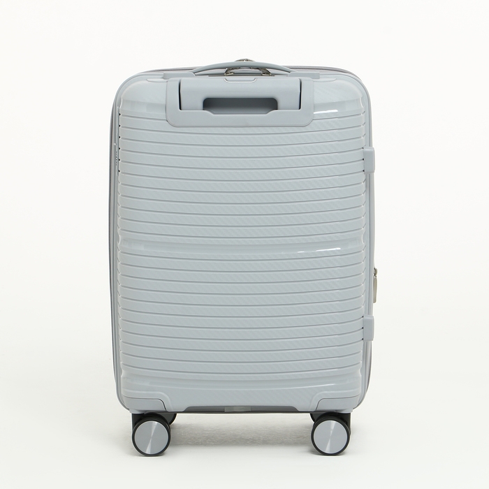 Чемодан малый 47 л (S) Bagvoyage, отдел на молнии, с расширением, кодовый замок, 4 колеса, цвет серый Чемодан малый 47 л (S) Bagvoyage, отдел на молнии, с расширением, кодовый замок, 4 колеса, цвет серый