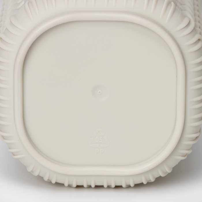 Дозатор для мыла «Вязание», 500 мл, цвет белый ротанг Дозатор для мыла «Вязание», 500 мл, цвет белый ротанг