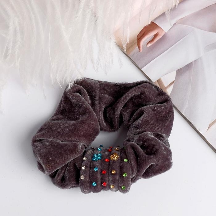 Резинка для волос Резинка для волос "Орбита" пряжка цветочки, микс