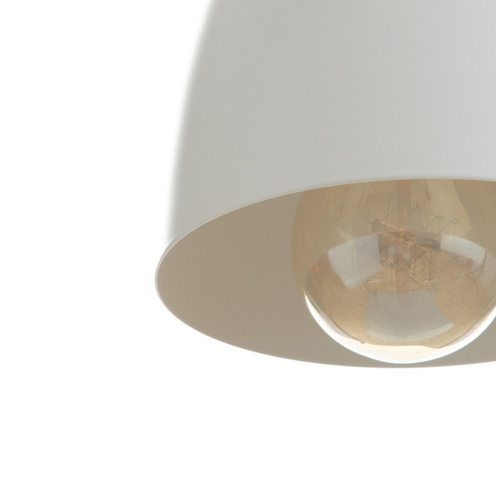 Светильник BayerLux Подвес "Овал" 1x40Вт E27 белый 14х14х18-98 см