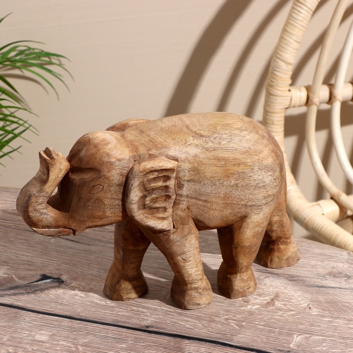 Сувенир Сувенир "Слоник" манговое дерево 24х8х20,5 см