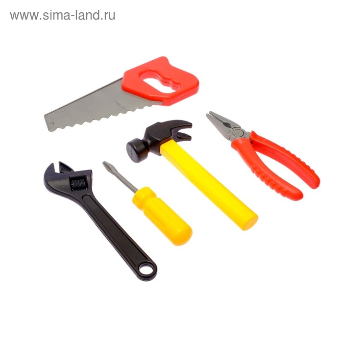 Набор инструментов «Плотник», 5 предметов, МИКС Набор инструментов «Плотник», 5 предметов, МИКС