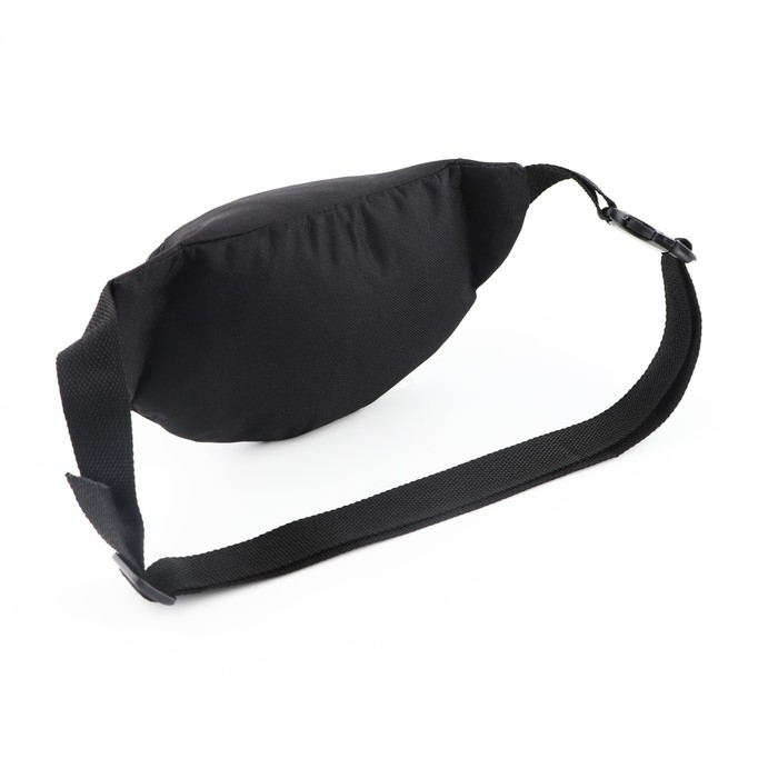 Сумка поясная «Душнила», 32х8х15 см, отдел на молнии, наружный карман, цвет чёрный