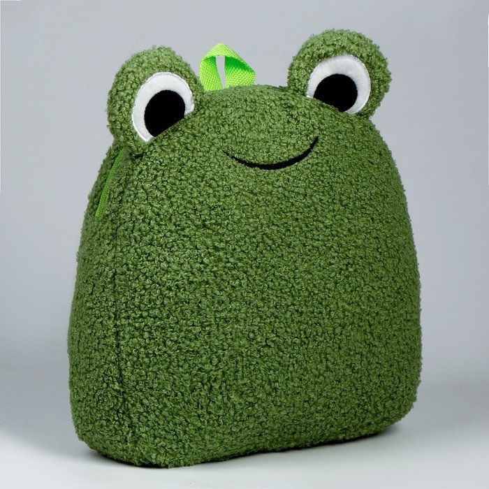 Рюкзак детский для девочки «Лягушка», плюшевый Рюкзак детский для девочки «Лягушка», плюшевый
