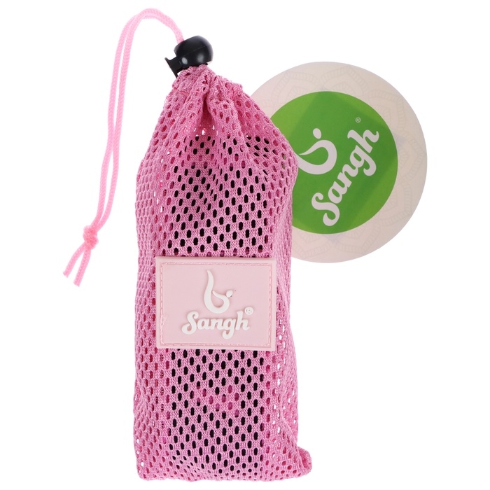 Эспандер-лента эластичная с захватами, 90 х 4 см, MEDIUM, цвет розовый Эспандер-лента эластичная с захватами, 90 х 4 см, MEDIUM, цвет розовый