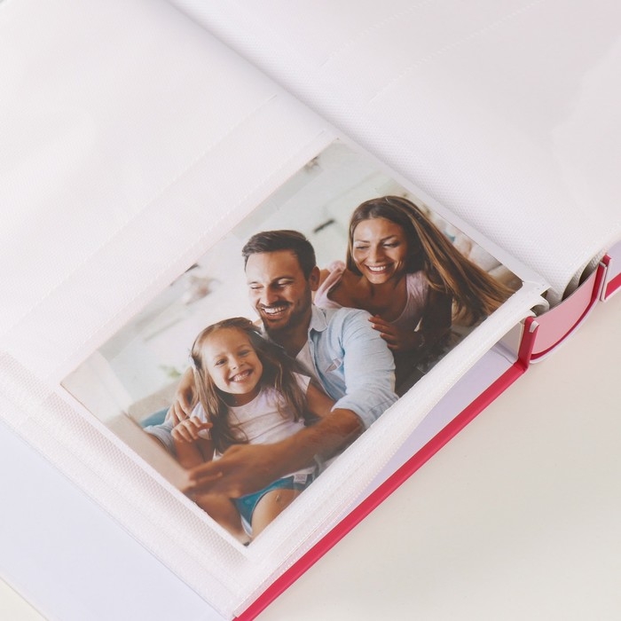 Фотоальбом на 100 фото 10х15 см  Фотоальбом на 100 фото 10х15 см "Камера и колибри" серебро, в коробке МИКС 5,5х20.8х26 см