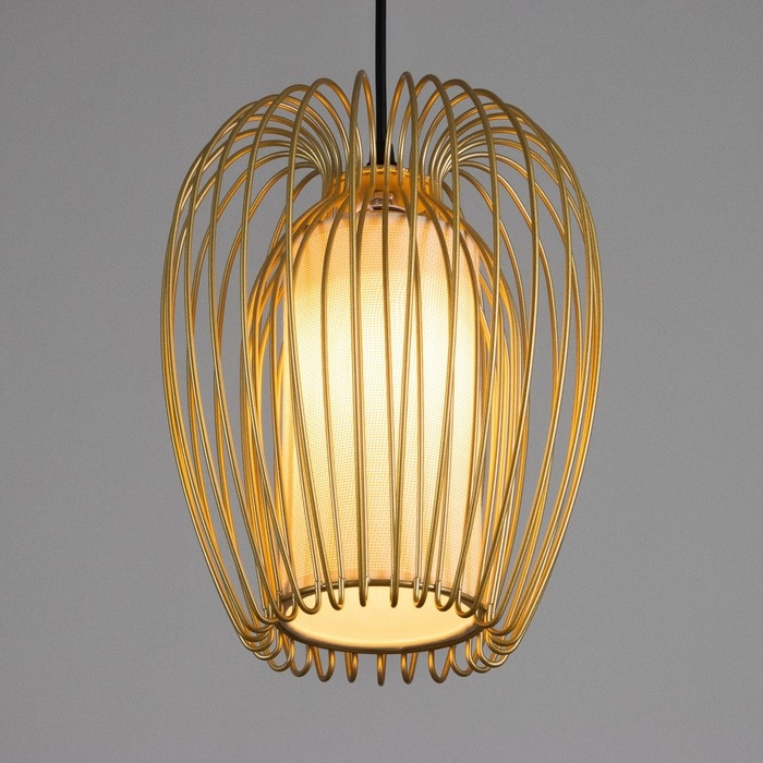 Светильник BayerLux Светильник BayerLux "Медиана" Е27 40Вт золото 21х21х26-126см