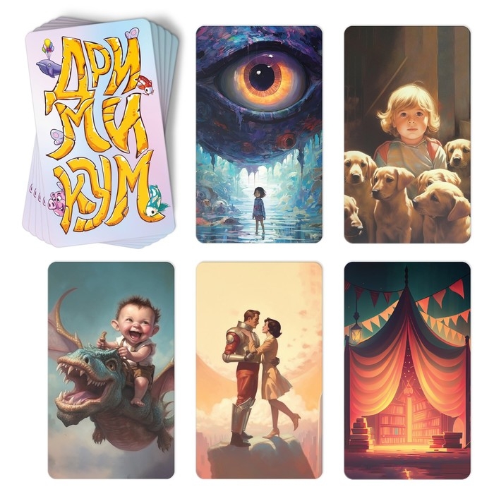 Настольная игра 3 в 1 «Что вы говорите? Дримикум. Ходилка-бродилка», 160 карт, 36 жетона, 6 фишек, 4 загубника, 7+ Настольная игра 3 в 1 «Что вы говорите? Дримикум. Ходилка-бродилка», 160 карт, 36 жетона, 6 фишек, 4 загубника, 7+