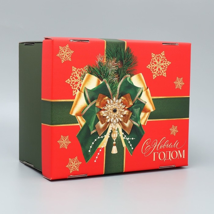 Коробка подарочная новогодняя складная «Роскошный новый год», 31.2 х 25.6 х 16.1 см Коробка подарочная новогодняя складная «Роскошный новый год», 31.2 х 25.6 х 16.1 см
