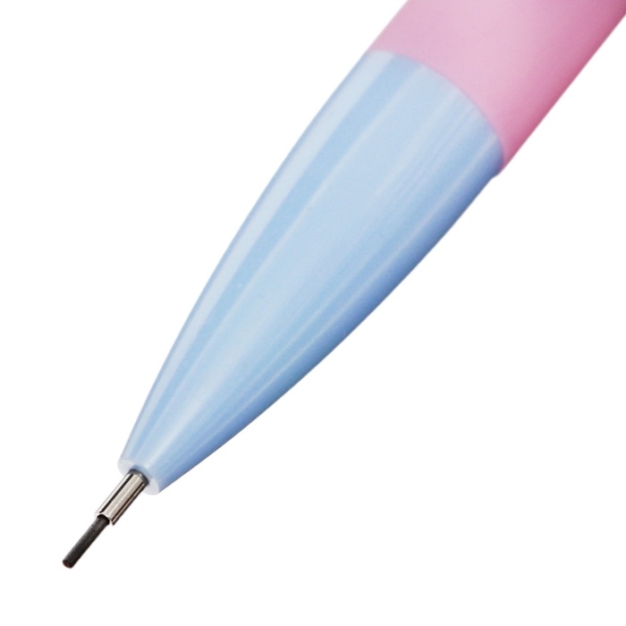 Карандаш механический 0,5 мм ErichKrause Карандаш механический 0,5 мм ErichKrause "Tropic Pastel Bloom" НВ, с ластиком, круглый корпус Soft-touch, тубус, микс