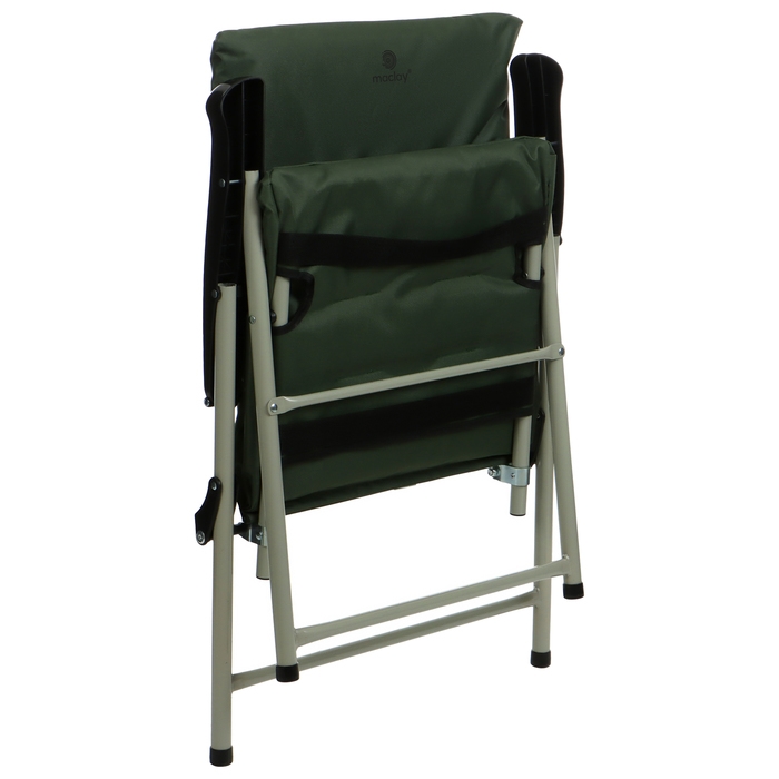 Кресло складное maclay, с мягким матрасом, 57 х 48 х 90 см, до 120 кг, цвет зелёный Кресло складное maclay, с мягким матрасом, 57 х 48 х 90 см, до 120 кг, цвет зелёный