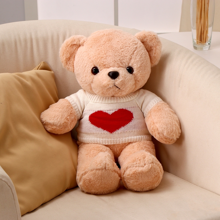 Мягкая игрушка «Медведь», в белой кофте, 50 см Мягкая игрушка «Медведь», в белой кофте, 50 см