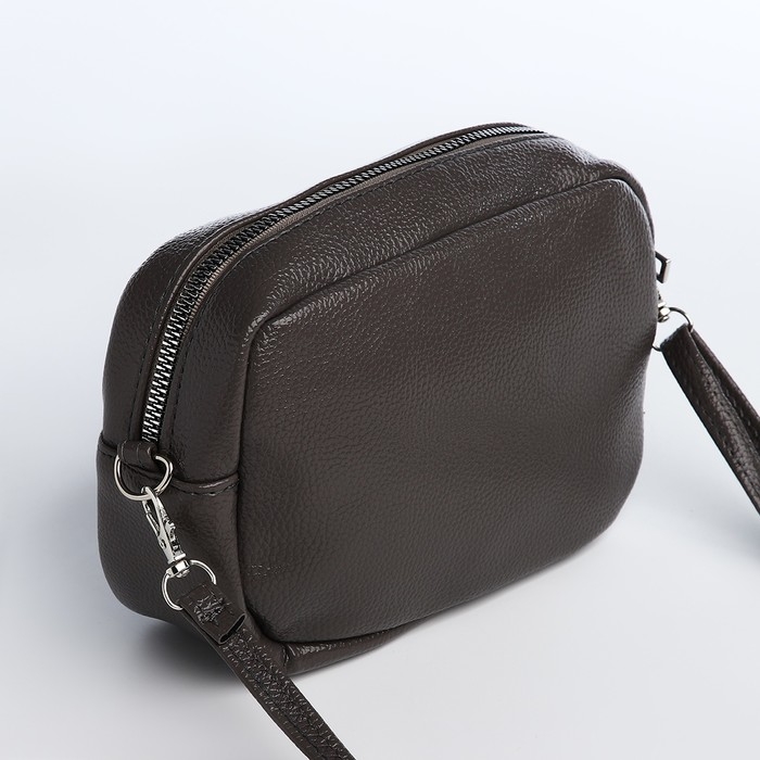 Сумка кросс-боди на молнии, цвет серый Сумка кросс-боди на молнии, цвет серый