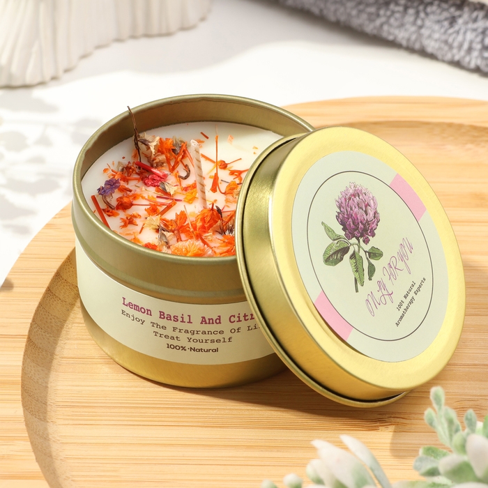 Набор свечей ароматических Набор свечей ароматических "Aromatic Candle Deluxe", английская груша и фрезия, 3 шт