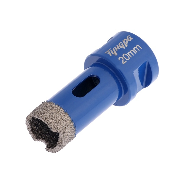 Коронка алмазная ТУНДРА, для УШМ, 20 х 35.8 мм, М14 Коронка алмазная ТУНДРА, для УШМ, 20 х 35.8 мм, М14