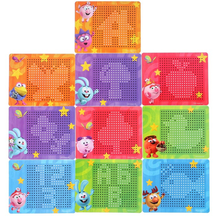 Планшет магнитный для рисования «Магнитное рисование», СМЕШАРИКИ, 380 отверстий Планшет магнитный для рисования «Магнитное рисование», СМЕШАРИКИ, 380 отверстий