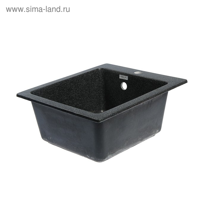 Мойка кухонная из камня MARRBAXX Линди Z8Q4, 425х500х195 мм, глянцевая, черная Мойка кухонная из камня MARRBAXX Линди Z8Q4, 425х500х195 мм, глянцевая, черная