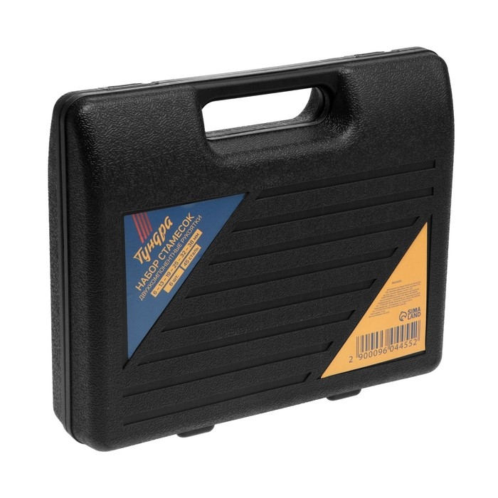 Набор стамесок ТУНДРА, 2К рукоятки, 45 сталь, 6 - 38 мм, с набором для заточки, кейс, 6 шт.   960445 Набор стамесок ТУНДРА, 2К рукоятки, 45 сталь, 6 - 38 мм, с набором для заточки, кейс, 6 шт.   960445