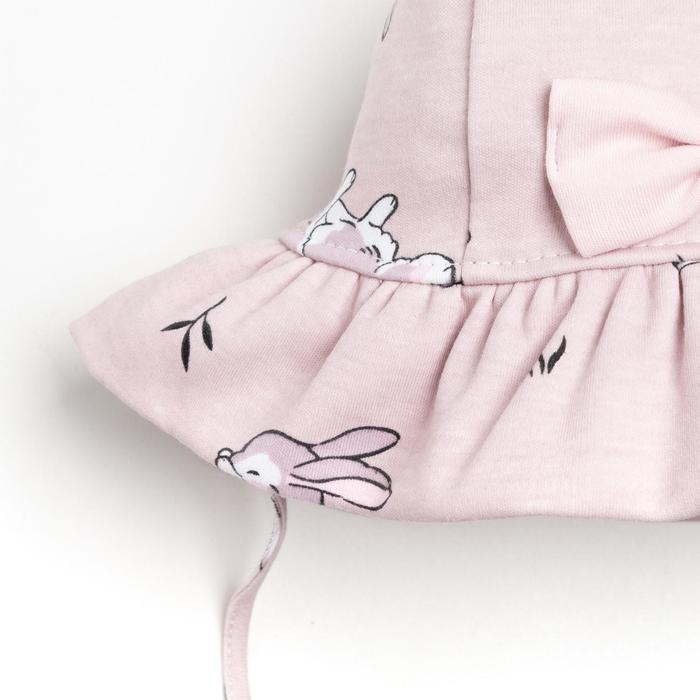 Чепчик (панамка) Крошка Я Чепчик (панамка) Крошка Я "Зайчик", серый, р.46