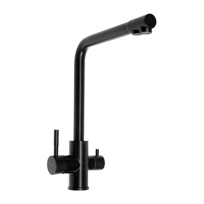 Смеситель для кухни ZEIN Z4261, с выходом для питьевой воды, нержавеющая сталь, черный Смеситель для кухни ZEIN Z4261, с выходом для питьевой воды, нержавеющая сталь, черный