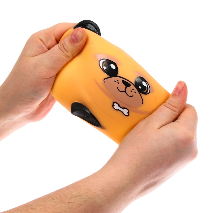 Антистресс сквиш мялка «Собачка»,с пастой, в пакете Антистресс сквиш мялка «Собачка»,с пастой, в пакете