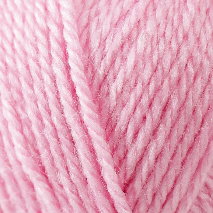 Пряжа Пряжа "Бамбино" 35% шерсть меринос, 65% акрил 150м/50гр (056, розовый)