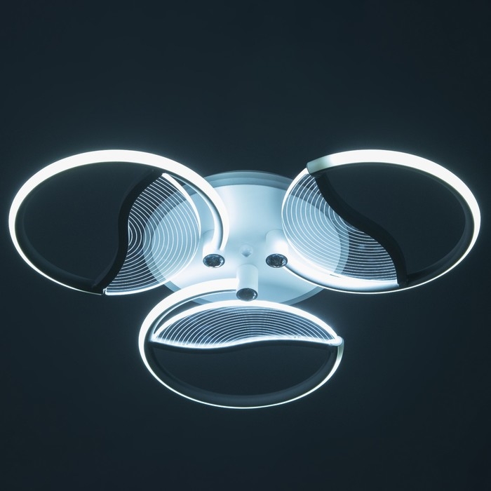 Люстра Люстра "Анита" 3хLED 90Вт 3000-6000К RGB белый 60х60х8см