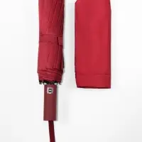 Зонт автоматический Lanford, 3 сложения, 12 спиц, R=51/60 см, d=102 см, красный