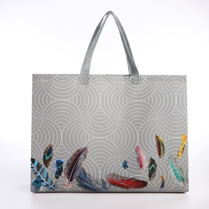 Сумка без застёжки, цвет серый Сумка без застёжки, цвет серый