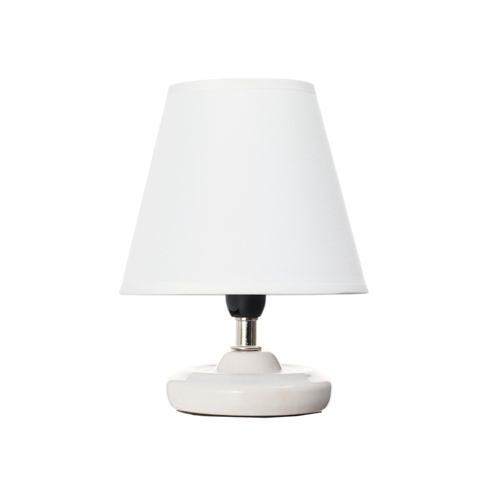 Лампа настольная Лампа настольная "Мини" 1х40Вт Е14 белый 15х15х20см МОДЕЛЬ: 3133993