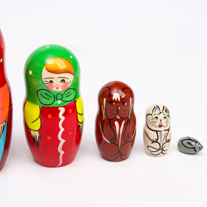 Матрёшка-сказка «Репка», 5 в 1 Матрёшка-сказка «Репка», 5 в 1