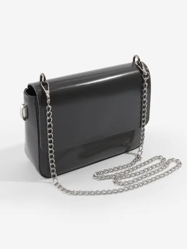 Крепления для ручек на сумку, металлические, 1.8&times;1.5&times;0.5 см, 2 шт., 4 винта, цвет чёрный никель