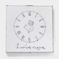 Тарелка новогодняя Доляна «Волшебная сказка», d=25.2 см, фарфор, белая Тарелка новогодняя Доляна «Волшебная сказка», d=25.2 см, фарфор, белая