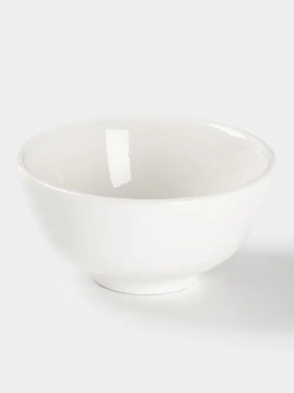 Салатник толстостенный Доляна White Label, 170 мл, d=10 см, фарфор, белый