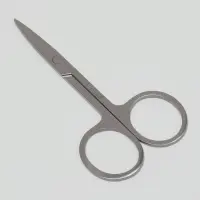 Ножницы маникюрные QF, прямые, широкие, 9 см