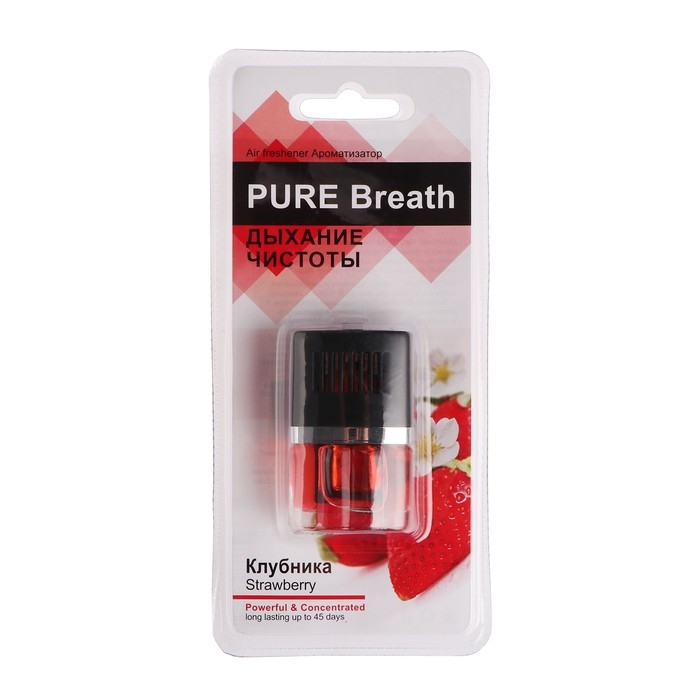 Ароматизатор в дефлектор, 9 мл, Клубника Ароматизатор в дефлектор, 9 мл, Клубника
