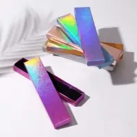 Набор короборчек подарочных 6 шт.  под браслет/цепочку/часы "Голография", 21*4см,  цвет МИКС (707702