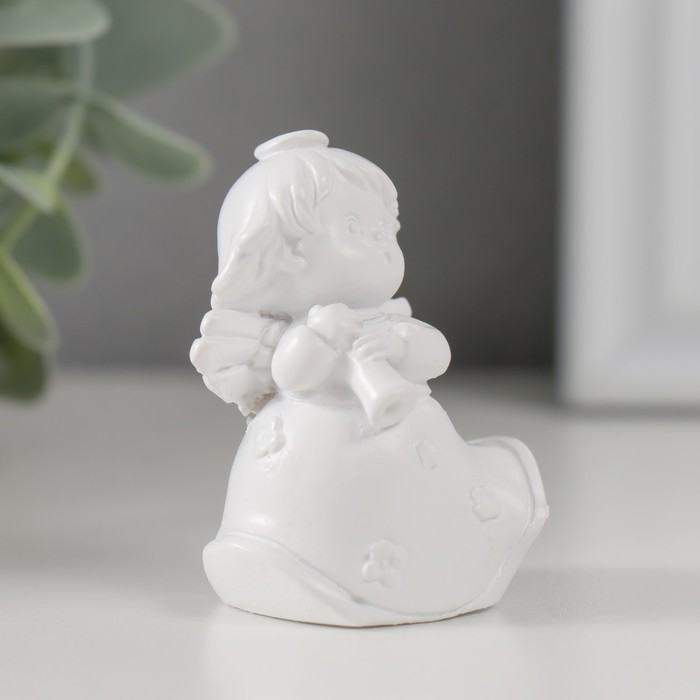 Сувенир полистоун Сувенир полистоун "Ангелочек-музыкант в платье" МИКС 3х3,5х5 см