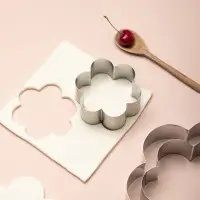 VETTA Набор колец кондитерских 3пр "Цветок", нерж.сталь