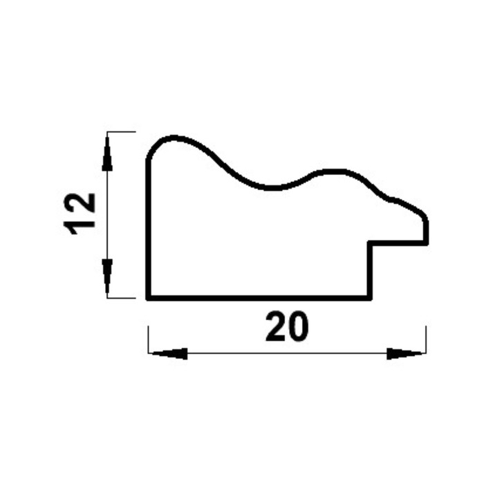 Фоторамка пластик Фоторамка пластик "МИРАМ" 29.7х42 см, (A3) белый (пластиковый экран)