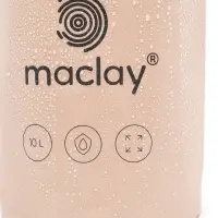 Гермомешок туристический maclay, 10 л, 500D, с лямкой, бежевый