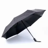 Зонт автоматический &laquo;Полосы&raquo;, 3 сложения, 8 спиц, R=47/55 см, d=94 см, МИКС