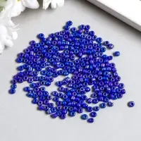 Бисер "Zlatka" 08/0, 3 мм, 10 г 0408 т.синий Бисер "Zlatka" 08/0, 3 мм, 10 г 0408 т.синий