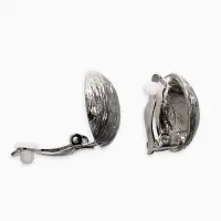 Клипсы "Винтаж" круг, цвет серебро Клипсы "Винтаж" круг, цвет серебро