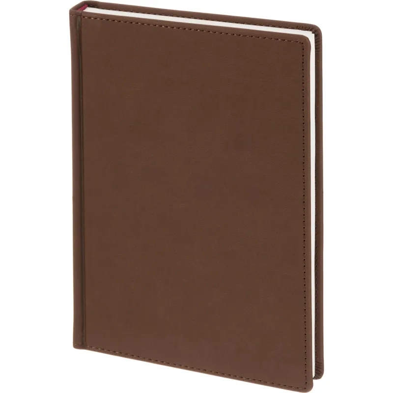 Ежедневник недатированный А5+, 136л, VELVET коричневый  3-115/03