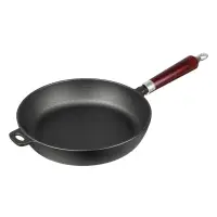 VETTA Сковорода чугун, d26х5,5см, деревянная ручка, индукция
