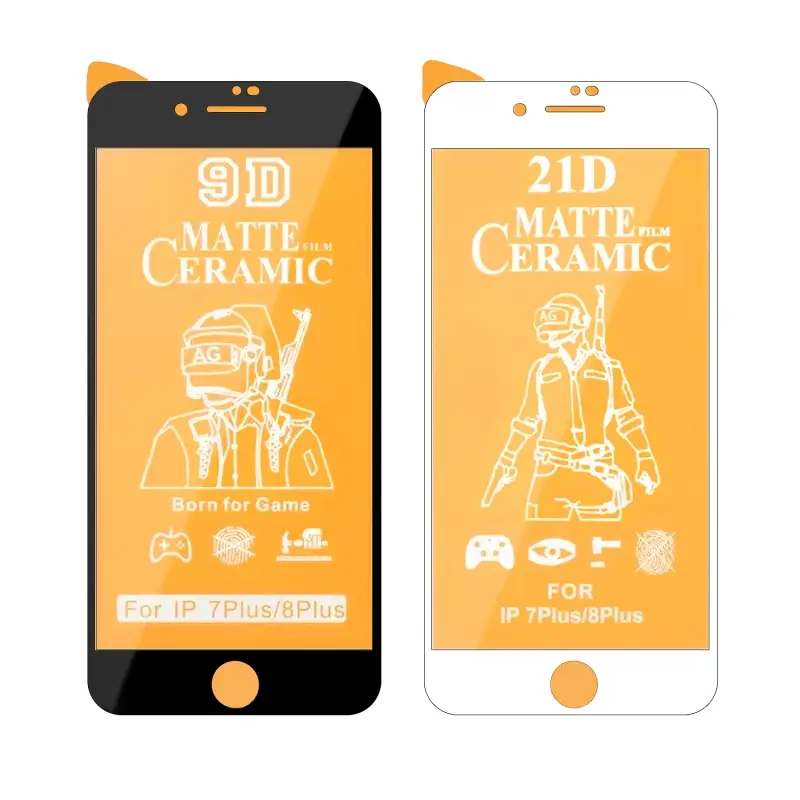 Защитная пленка iPh 8 Plus Ceramics Film матовое без упаковки Защитная пленка iPh 8 Plus Ceramics Film матовое без упаковки