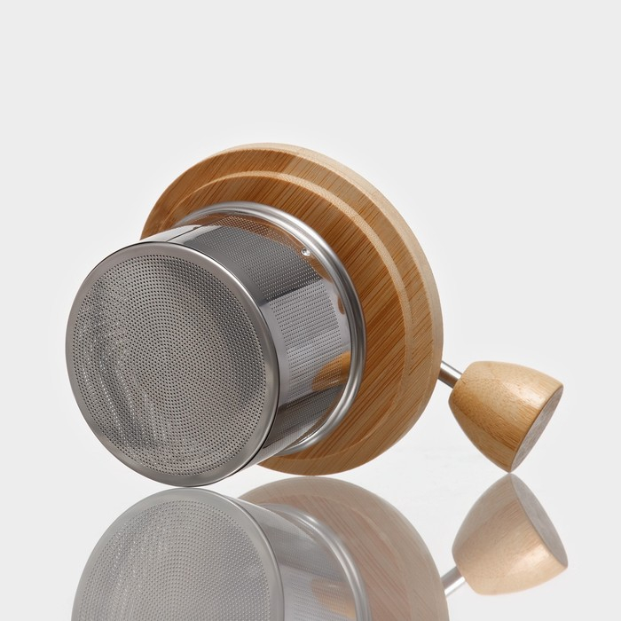 Чайник заварочный стеклянный на подставке SL Home «Риальто», 600 мл, цвет прозрачный Чайник заварочный стеклянный на подставке SL Home «Риальто», 600 мл, цвет прозрачный