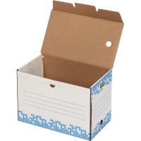 Короб архивный  Attache Selection 200 мм Т24 синий выруб.замок